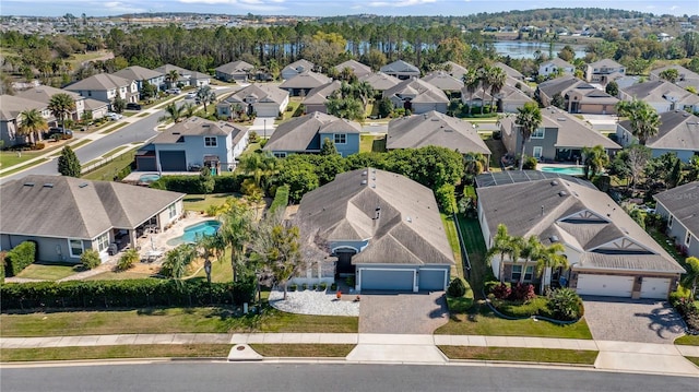 birds eye view of property featuring a residential view