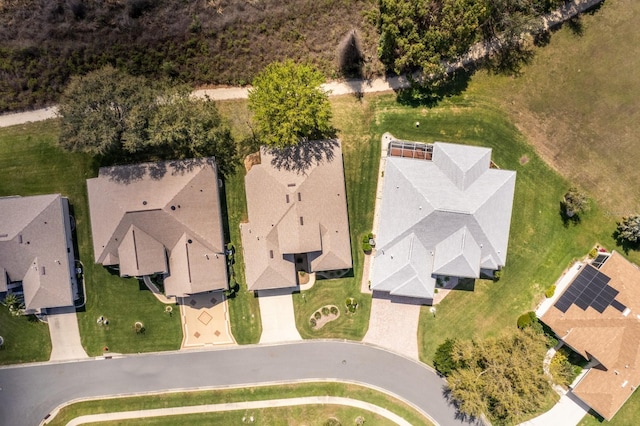 birds eye view of property featuring a residential view