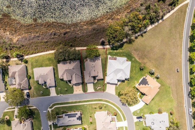 drone / aerial view featuring a residential view