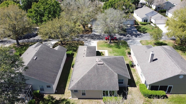 bird's eye view featuring a residential view