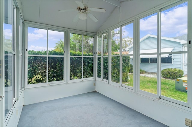 unfurnished sunroom with plenty of natural light