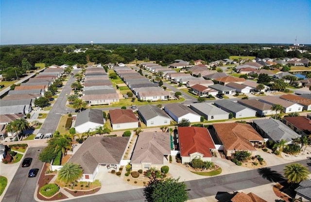 drone / aerial view featuring a residential view