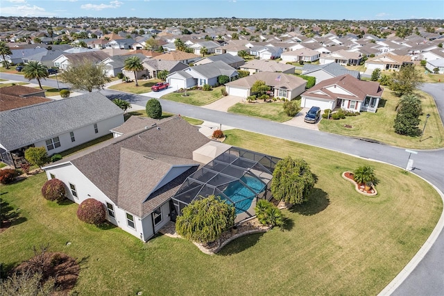 birds eye view of property featuring a residential view