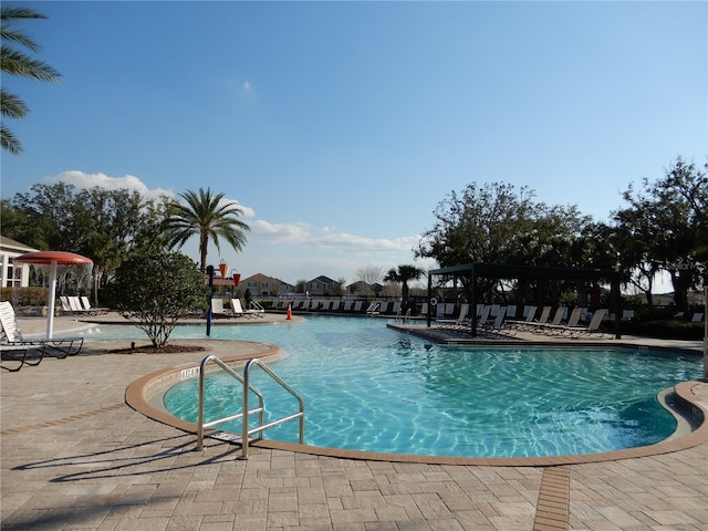 community pool featuring a patio