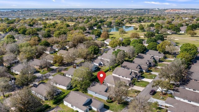 3773 Eversholt St, Clermont, FL 34711 - birds eye view of property with a residential view and a water view
