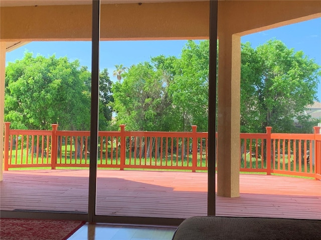 5271 Visionary Ct, Sarasota, FL 34233 - view of wooden terrace