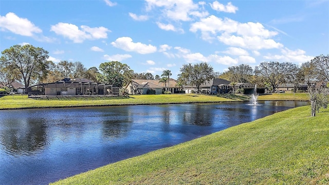 water view with a residential view