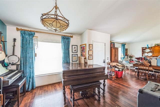 interior space featuring wood finished floors