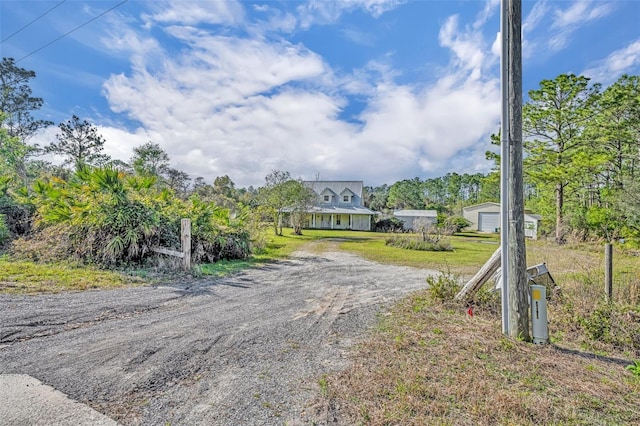 view of street with driveway