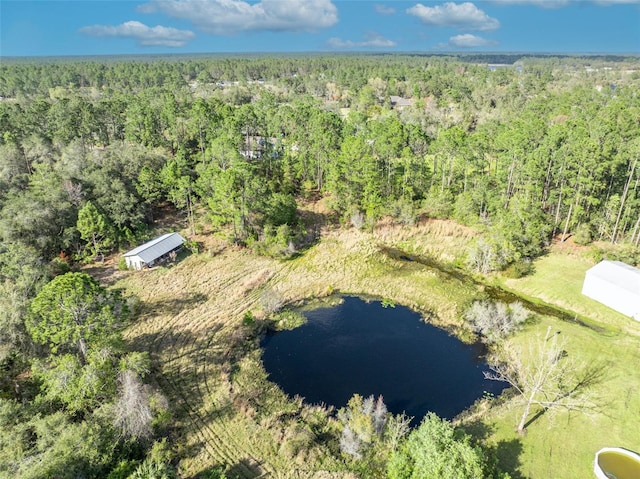 aerial view with a view of trees