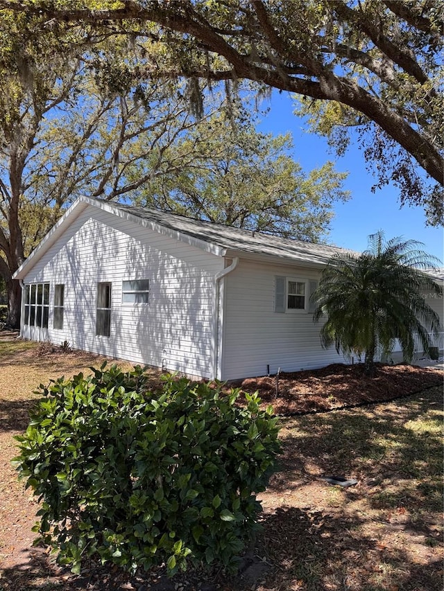 view of side of property