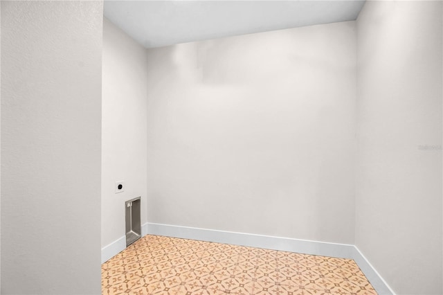 13334 SW 107th St, Dunnellon, FL 34432 - washroom featuring hookup for an electric dryer and light flooring
