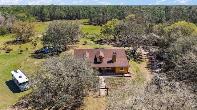 aerial view with a view of trees