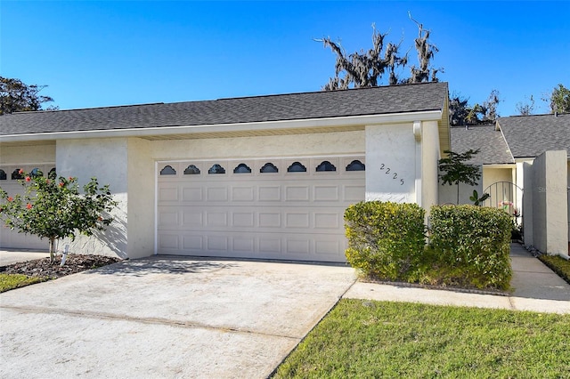 exterior space featuring driveway