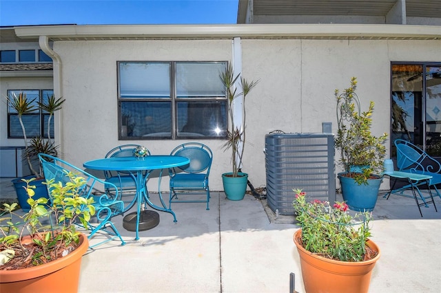 view of patio / terrace with cooling unit