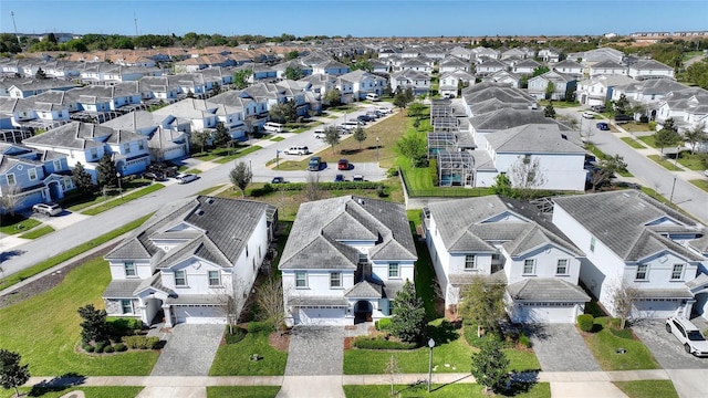 birds eye view of property featuring a residential view