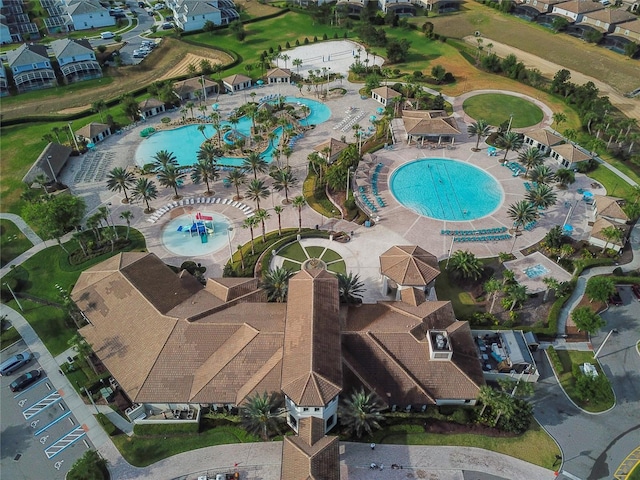 bird's eye view featuring a residential view