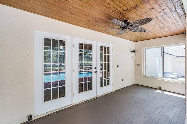 16017 Harbar Oaks Dr, Montverde, FL 34756 - unfurnished sunroom with french doors