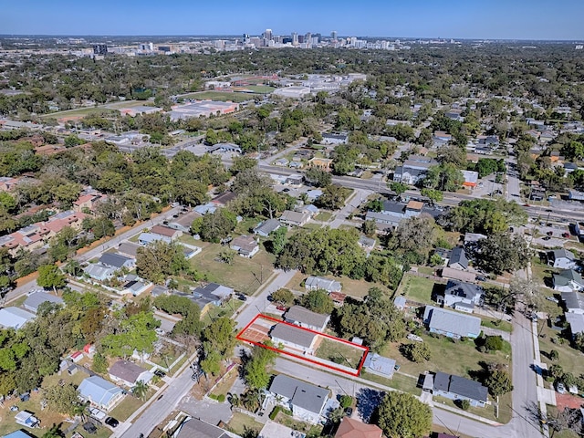 bird's eye view featuring a residential view