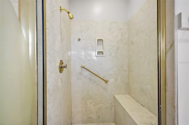 full bath with walk in shower