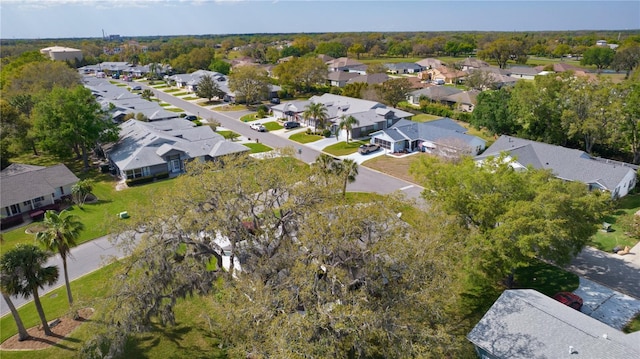 bird's eye view featuring a residential view