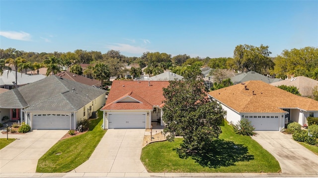 birds eye view of property featuring a residential view