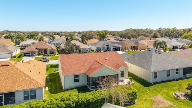 birds eye view of property featuring a residential view