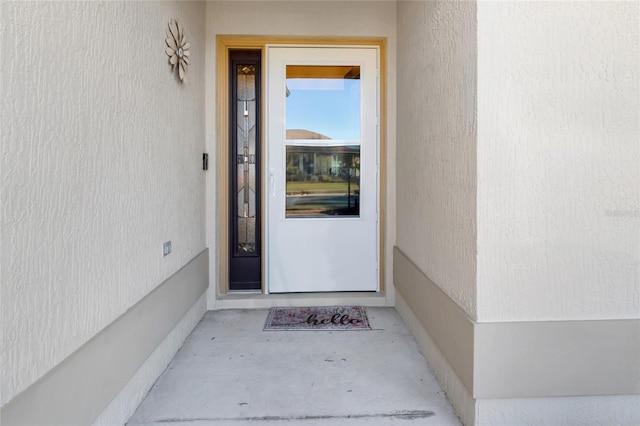 view of property entrance