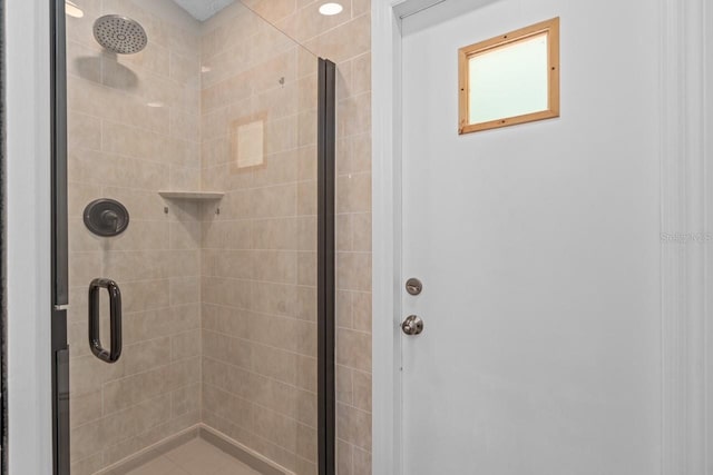 full bath with a stall shower