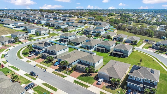 bird's eye view featuring a residential view