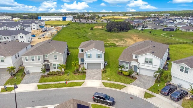 bird's eye view featuring a residential view