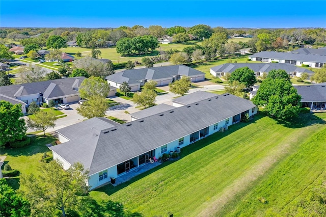 birds eye view of property featuring a residential view