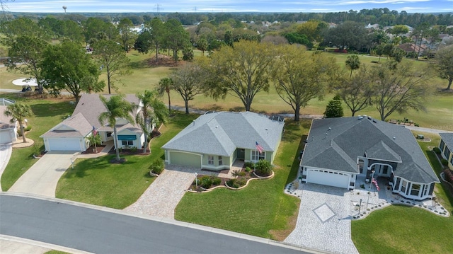 birds eye view of property featuring a residential view