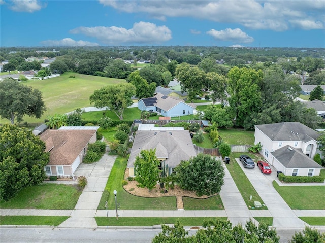 bird's eye view featuring a residential view