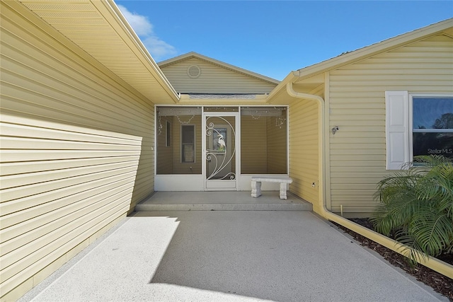 view of entrance to property