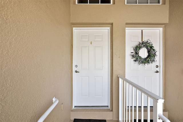 5359 Compass Pt, Oxford, FL 34484 - view of exterior entry with stucco siding