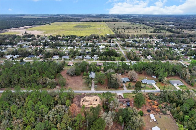 drone / aerial view featuring a rural view