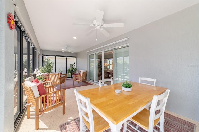 6083 Delphina Loop, The Villages, FL 32163 - sunroom / solarium with ceiling fan
