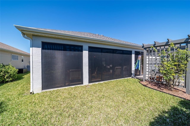 6083 Delphina Loop, The Villages, FL 32163 - exterior space with a sunroom