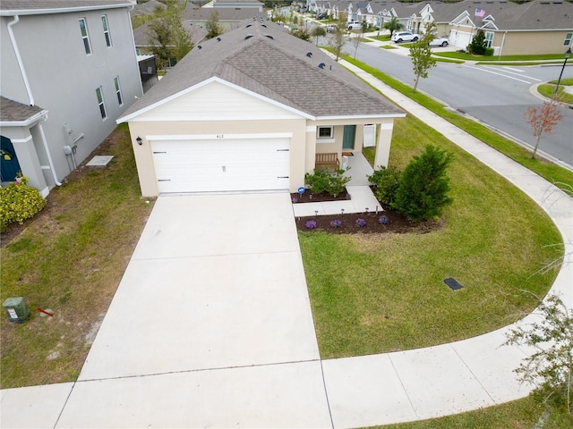 bird's eye view featuring a residential view