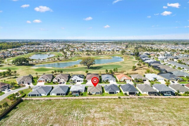 2188 Gordon Path, The Villages, FL 32163 - aerial view with a residential view, golf course view, and a water view