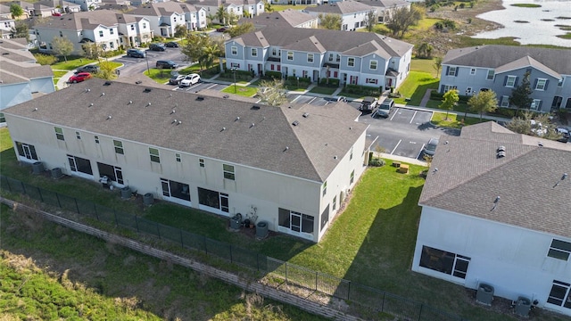 aerial view featuring a residential view