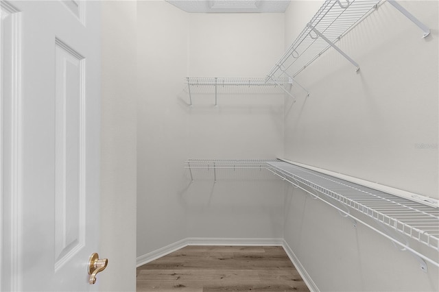 1135 Santa Cruz Dr, The Villages, FL 32162 - spacious closet featuring wood finished floors