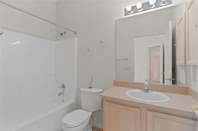1135 Santa Cruz Dr, The Villages, FL 32162 - full bath with tub / shower combination, toilet, and vanity