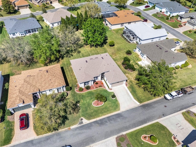 drone / aerial view featuring a residential view