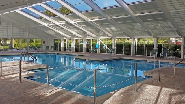 community pool featuring a patio area