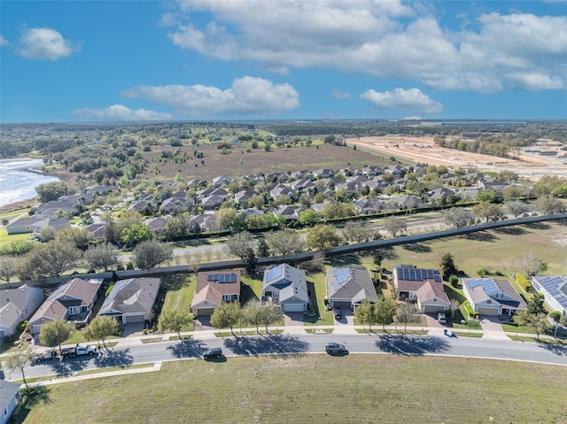 bird's eye view featuring a residential view