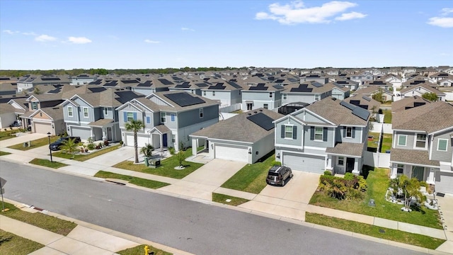 birds eye view of property featuring a residential view