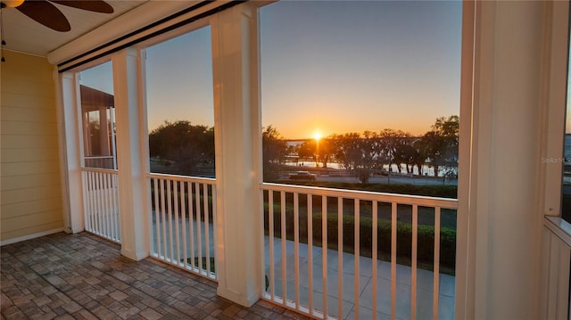 164 Nautica Mile Dr, Clermont, FL 34711 - balcony with ceiling fan