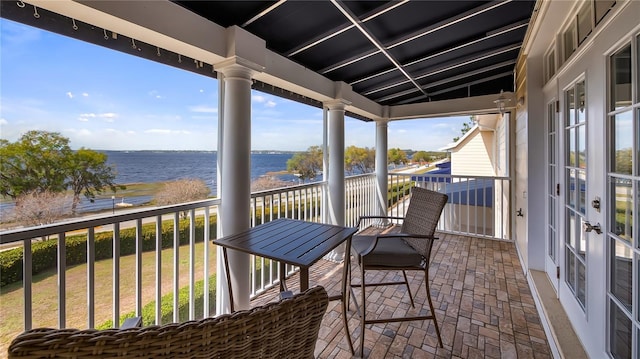 164 Nautica Mile Dr, Clermont, FL 34711 - balcony featuring a water view